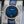 Slight angled view showing crown on Vacheron Constantin Patrimony 85180 Blue Dial