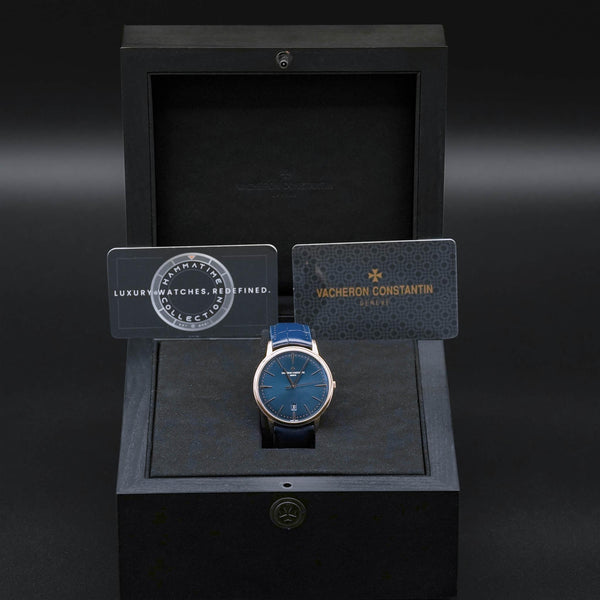 Vacheron Constantin Patrimony 85180 Blue Dial with box and papers