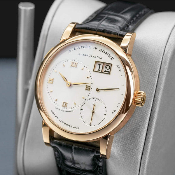 Angled opposing view with reflection of A. Lange & Sohne Lange 1 191.032 Rose Gold