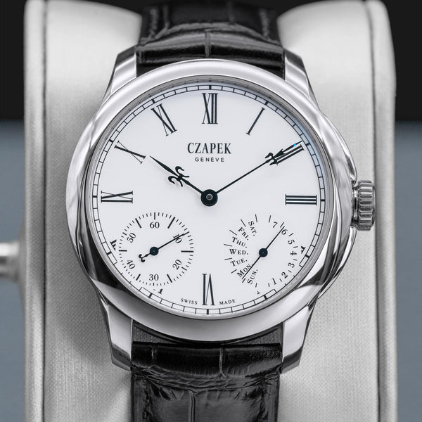 Czapek Quai des Bergues No.25 QDB25 White Dial 42.5mm 2018 Box & Papers