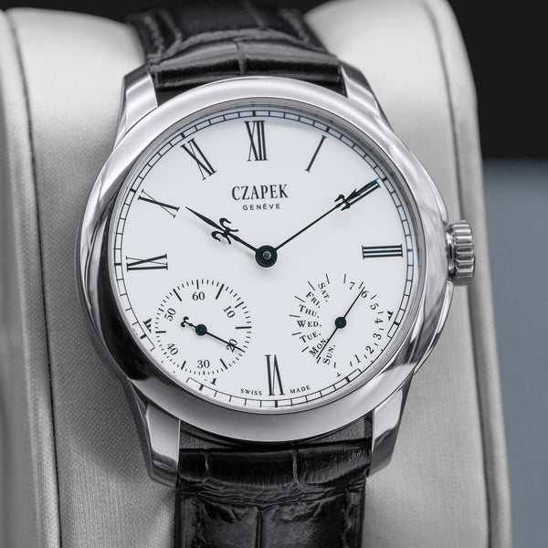 Czapek Quai des Bergues No.25 QDB25 White Dial 42.5mm 2018 Box & Papers