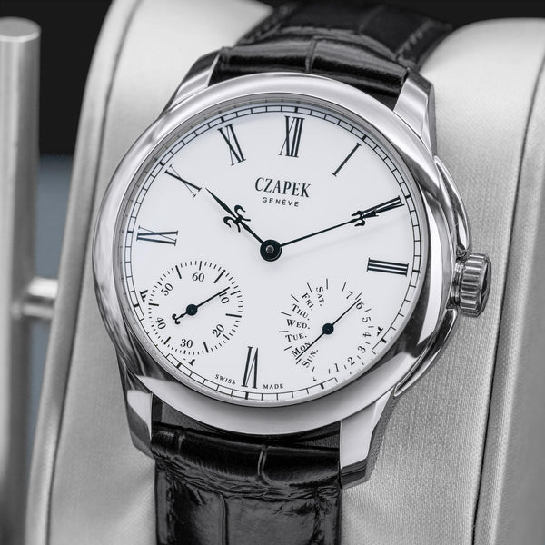 Czapek Quai des Bergues No.25 QDB25 White Dial 42.5mm 2018 Box & Papers