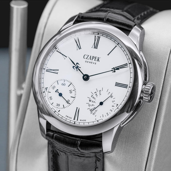 Czapek Quai des Bergues No.25 QDB25 White Dial 42.5mm 2018 Box & Papers