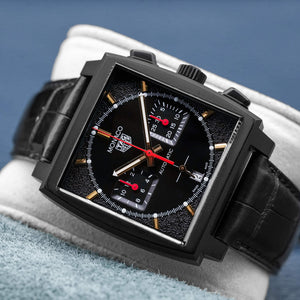 TAG Heuer Monaco “Dark Lord” Chrono CBL2180.FC6497 39mm 2022 Box & Papers