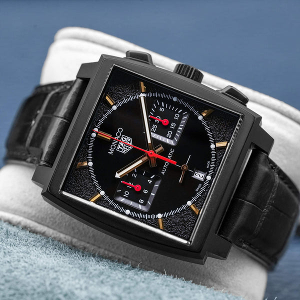 TAG Heuer Monaco “Dark Lord” Chrono CBL2180.FC6497 39mm 2022 Box & Papers