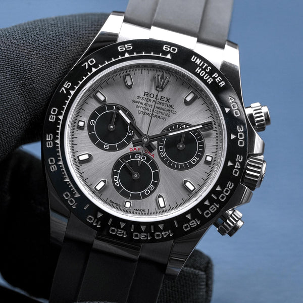 Rolex Daytona “Ghost” 116519LN Silver Dial 40mm 2022 Box & Papers