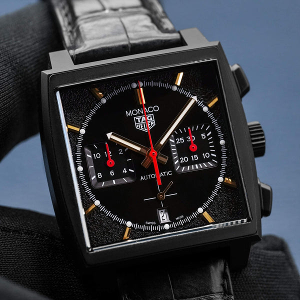 TAG Heuer Monaco “Dark Lord” Chrono CBL2180.FC6497 39mm 2022 Box & Papers