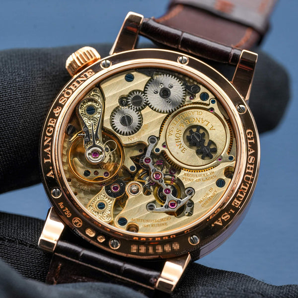 A. Lange & Sohne Zeitwerk 140.032 Rose Gold 41.9mm Box & Papers