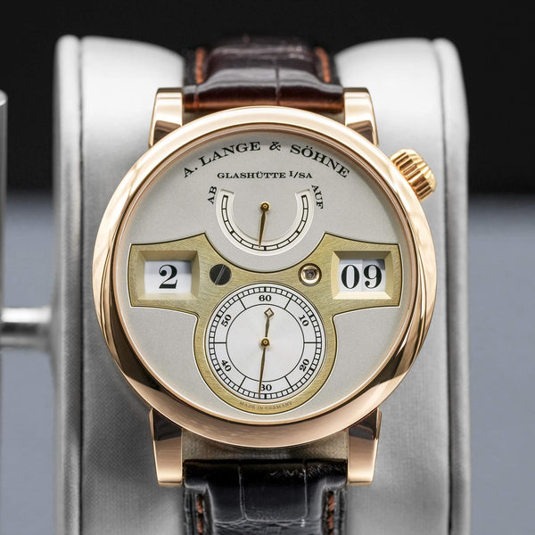 A. Lange & Sohne Zeitwerk 140.032 Rose Gold 41.9mm Box & Papers