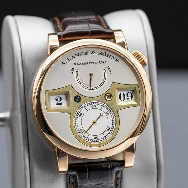 A. Lange & Sohne Zeitwerk 140.032 Rose Gold 41.9mm Box & Papers