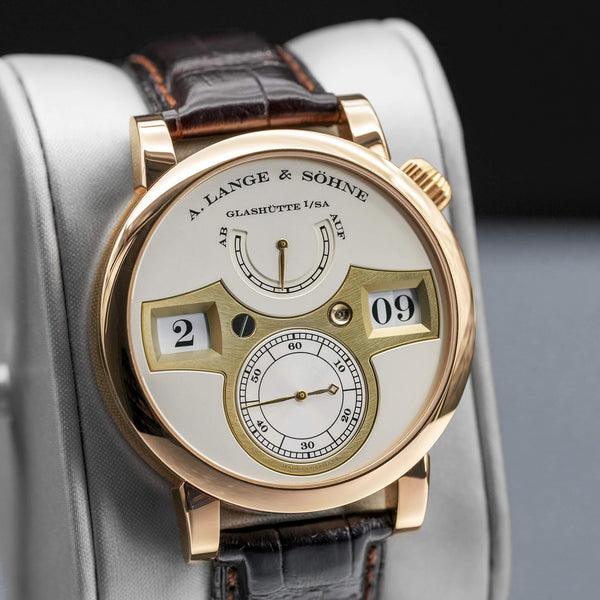 A. Lange & Sohne Zeitwerk 140.032 Rose Gold 41.9mm Box & Papers