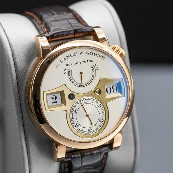 A. Lange & Sohne Zeitwerk 140.032 Rose Gold 41.9mm Box & Papers