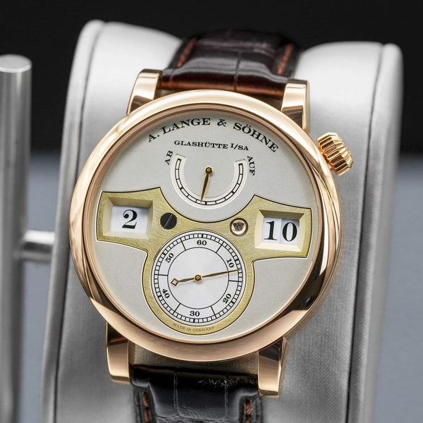 A. Lange & Sohne Zeitwerk 140.032 Rose Gold 41.9mm Box & Papers