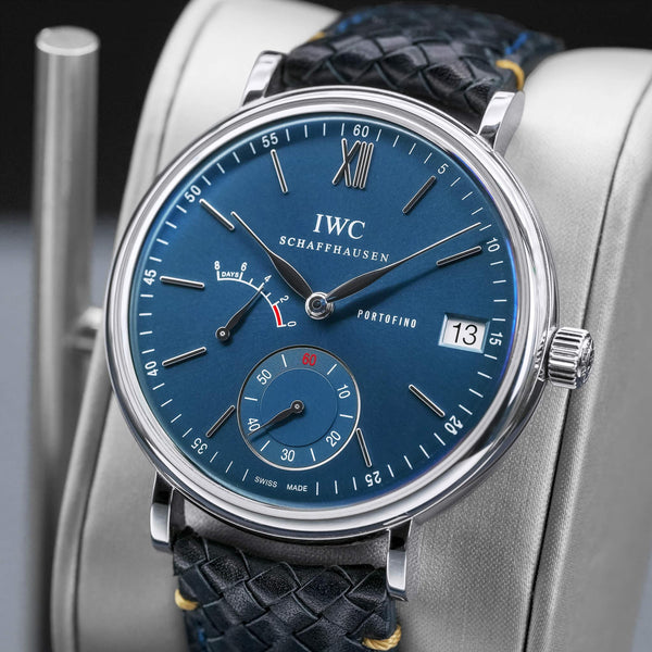 IWC Portofino Hand Wound 8 Days IW510106 Blue Dial 45mm 2019 Box & Papers