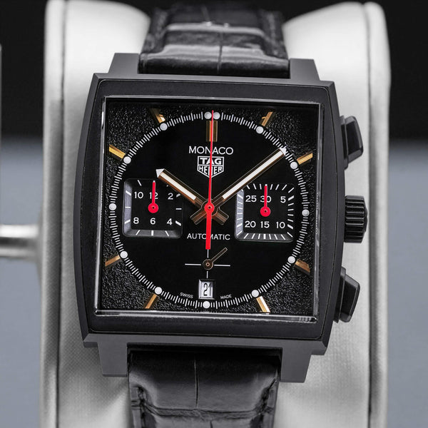 TAG Heuer Monaco “Dark Lord” Chrono CBL2180.FC6497 39mm 2022 Box & Papers