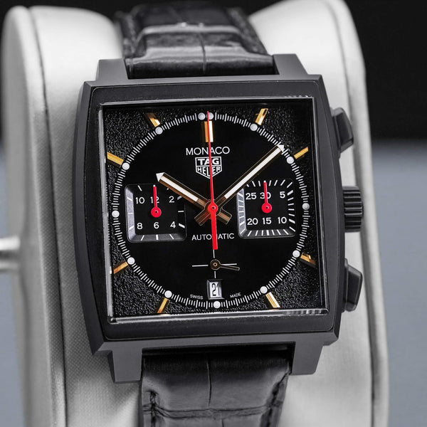 TAG Heuer Monaco “Dark Lord” Chrono CBL2180.FC6497 39mm 2022 Box & Papers