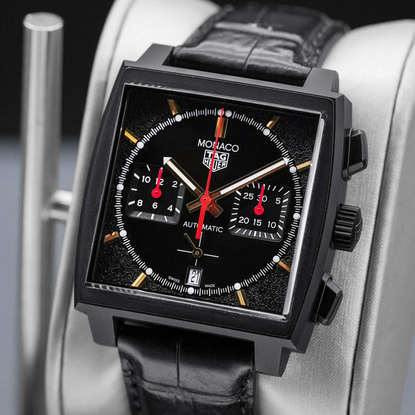 TAG Heuer Monaco “Dark Lord” Chrono CBL2180.FC6497 39mm 2022 Box & Papers