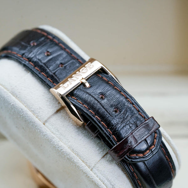 A. Lange & Sohne Zeitwerk 140.032 Rose Gold 41.9mm Box & Papers