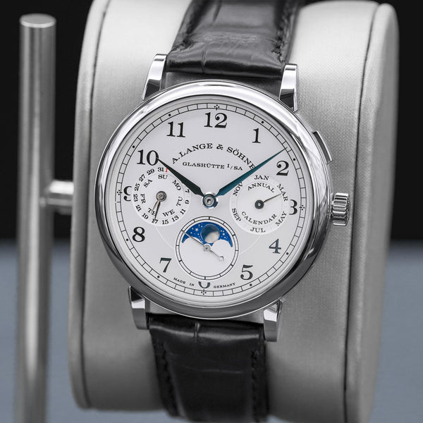 A. Lange & Sohne 1815 Annual Calendar 238.026 White Gold 40mm 2018 Box & Papers