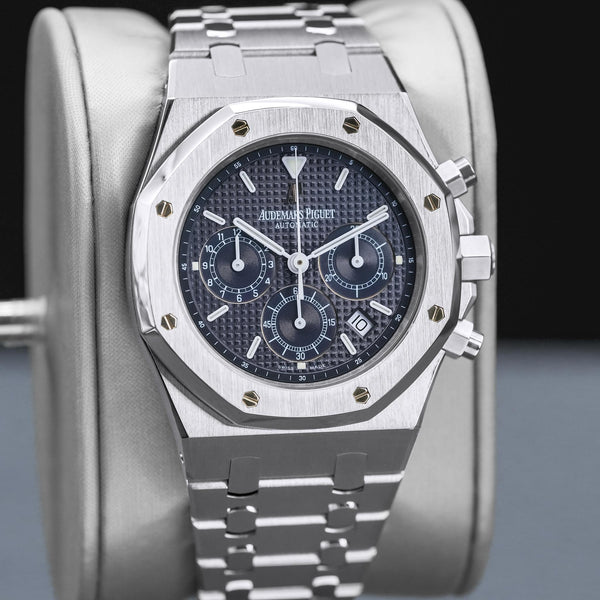 Audemars Piguet Royal Oak "Kasparov" 25860ST Blue Dial 39mm 2004 Box & Papers