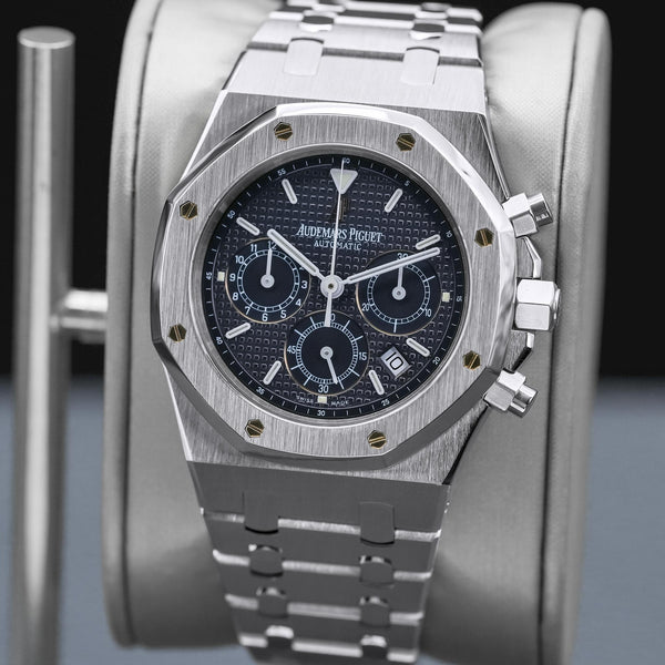 Audemars Piguet Royal Oak "Kasparov" 25860ST Blue Dial 39mm 2004 Box & Papers