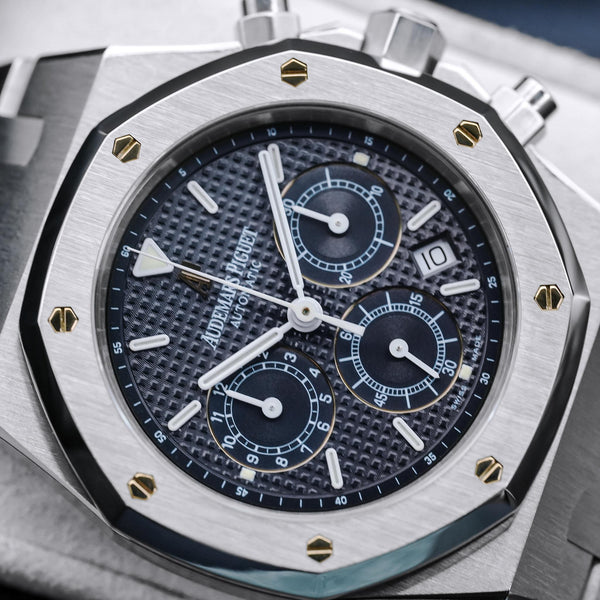Audemars Piguet Royal Oak "Kasparov" 25860ST Blue Dial 39mm 2004 Box & Papers