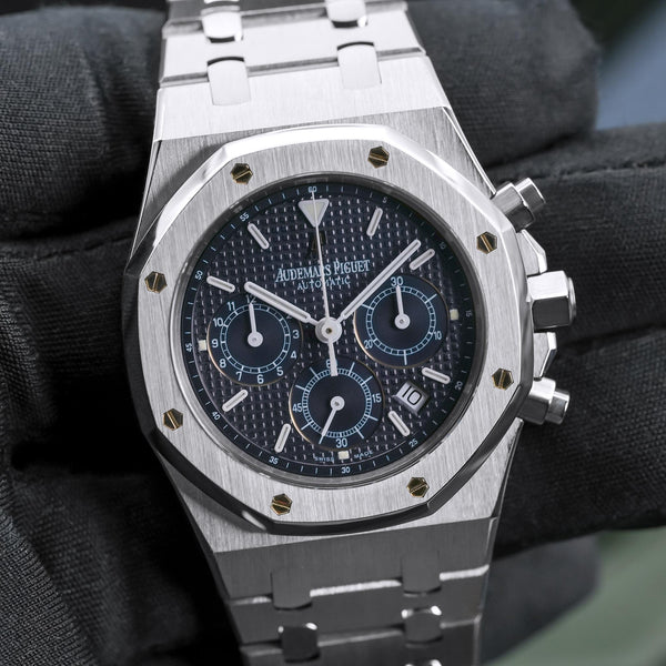 Audemars Piguet Royal Oak "Kasparov" 25860ST Blue Dial 39mm 2004 Box & Papers