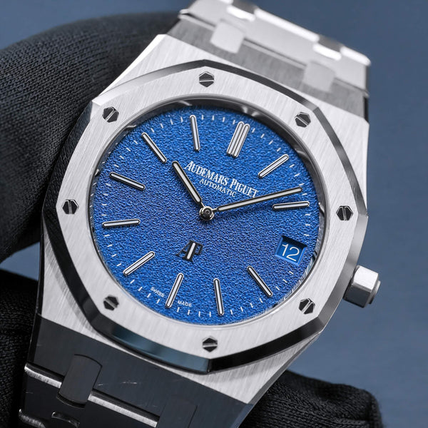 Audemars Piguet Royal Oak "Jumbo" Extra Thin 16202BC Blue 39mm 2024 Box & Papers