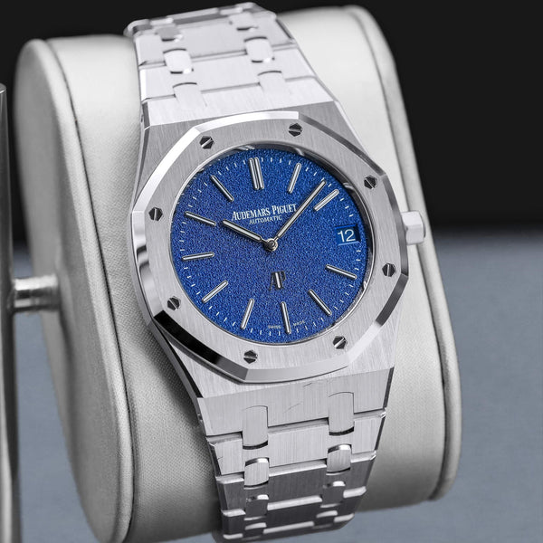 Audemars Piguet Royal Oak "Jumbo" Extra Thin 16202BC Blue 39mm 2024 Box & Papers