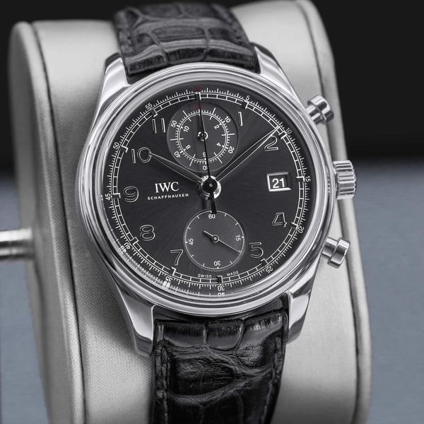 IWC Portugieser Chronograph IW390404 Grey Dial 42mm - Factory Serviced June 2026