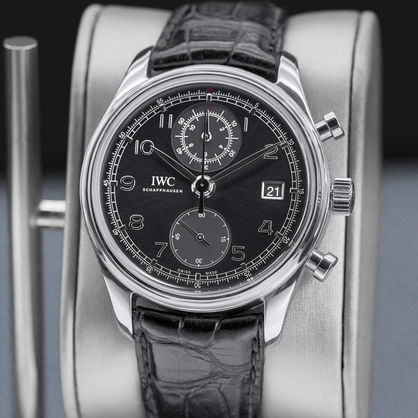 IWC Portugieser Chronograph IW390404 Grey Dial 42mm - Factory Serviced June 2026