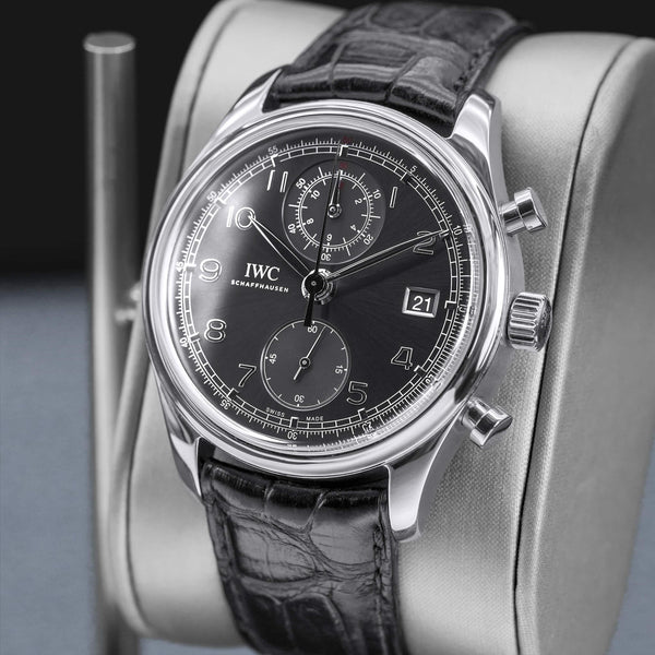 IWC Portugieser Chronograph IW390404 Grey Dial 42mm - Factory Serviced June 2026