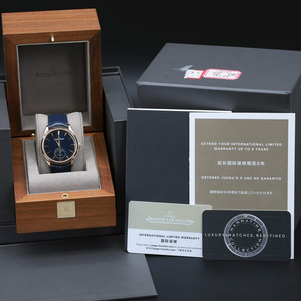 Jaeger-LeCoultre Master Ultra-Thin Moon Q1362580 Blue 39mm 2026 Box & Papers