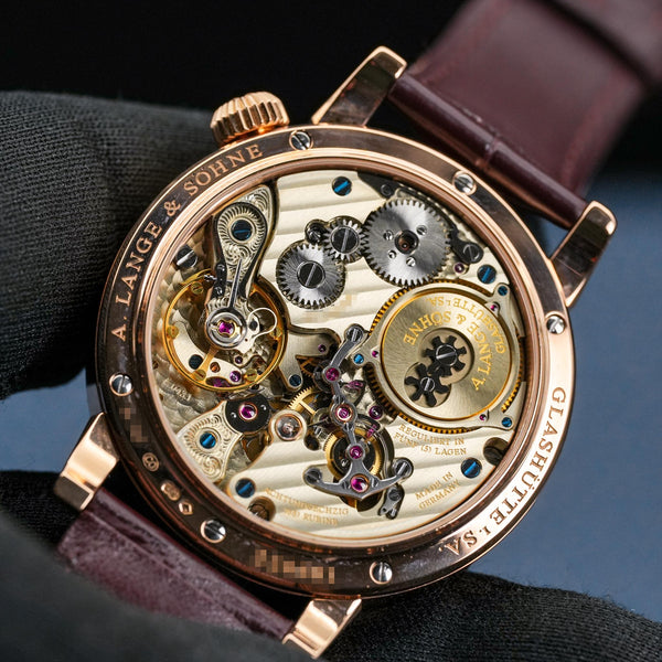 A. Lange & Sohne Zeitwerk 140.032 Rose Gold 41.9mm 2017 Box & Papers