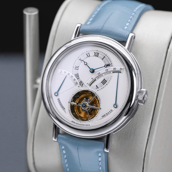 Breguet Classique Tourbillion Power Reserve 3657PT White Dial 39mm Watch Only