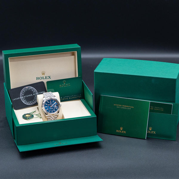 Rolex Sky-Dweller 336934 Blue Dial 42mm Box & Papers