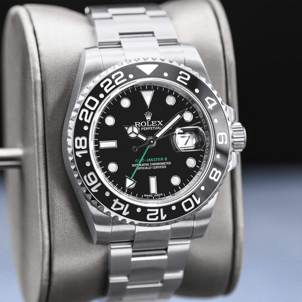 Rolex GMT Master II 116710LN Black Dial 40mm Box & Papers
