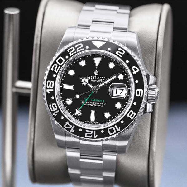 Rolex GMT Master II 116710LN Black Dial 40mm Box & Papers