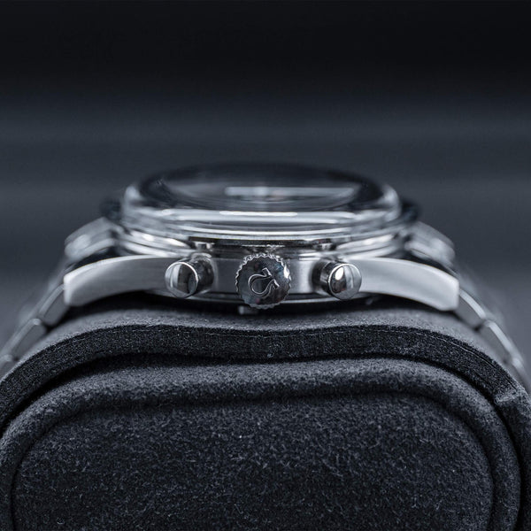 Opposite side view of Omega Speedmaster FOiS 39.7mm 2025
