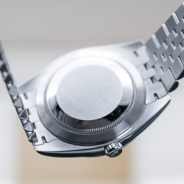 Caseback of Rolex Datejust 126334 Blue Azurro Dial