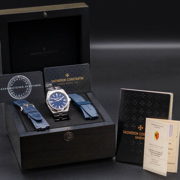 Vacheron Constantin Overseas 4500V Blue Dial with box and papers