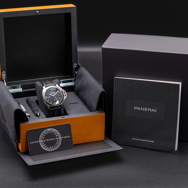 Panerai Luminor Marina PAM00321 Black Dial with box and papers