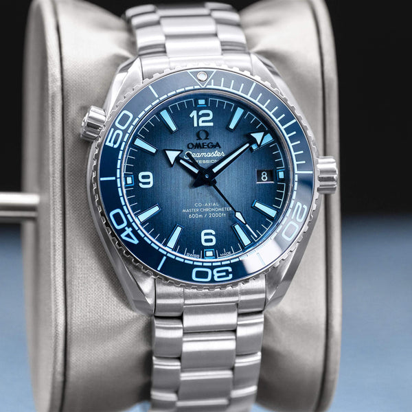 Omega Seamaster Planet Ocean “Summer Blue” Dial 39.5mm 2023 Box & Papers