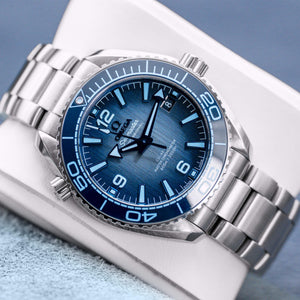 Omega Seamaster Planet Ocean “Summer Blue” Dial 39.5mm 2023 Box & Papers
