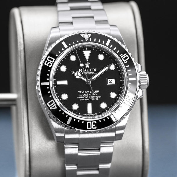 Slight angled view of Rolex Sea-Dweller SD4K 116600 
