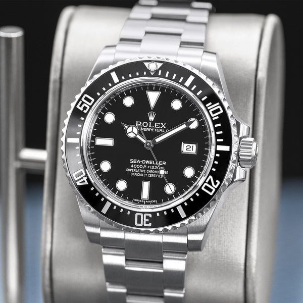Close-up opposing view of Rolex Sea-Dweller SD4K 116600 