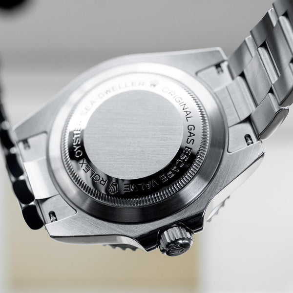 Caseback of Rolex Sea-Dweller SD4K 116600 