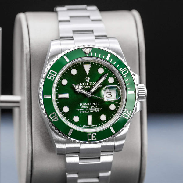 Rolex Submariner “Hulk” 116610LV Green Dial 40mm 2020 Box & Papers