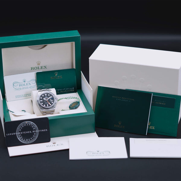 Rolex Explorer II 226570 Black Dial 2023 with box and papers