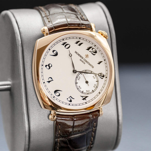 Close-up angled view of Vacheron Constantin Historiques American 1921 Silver Dial 2019